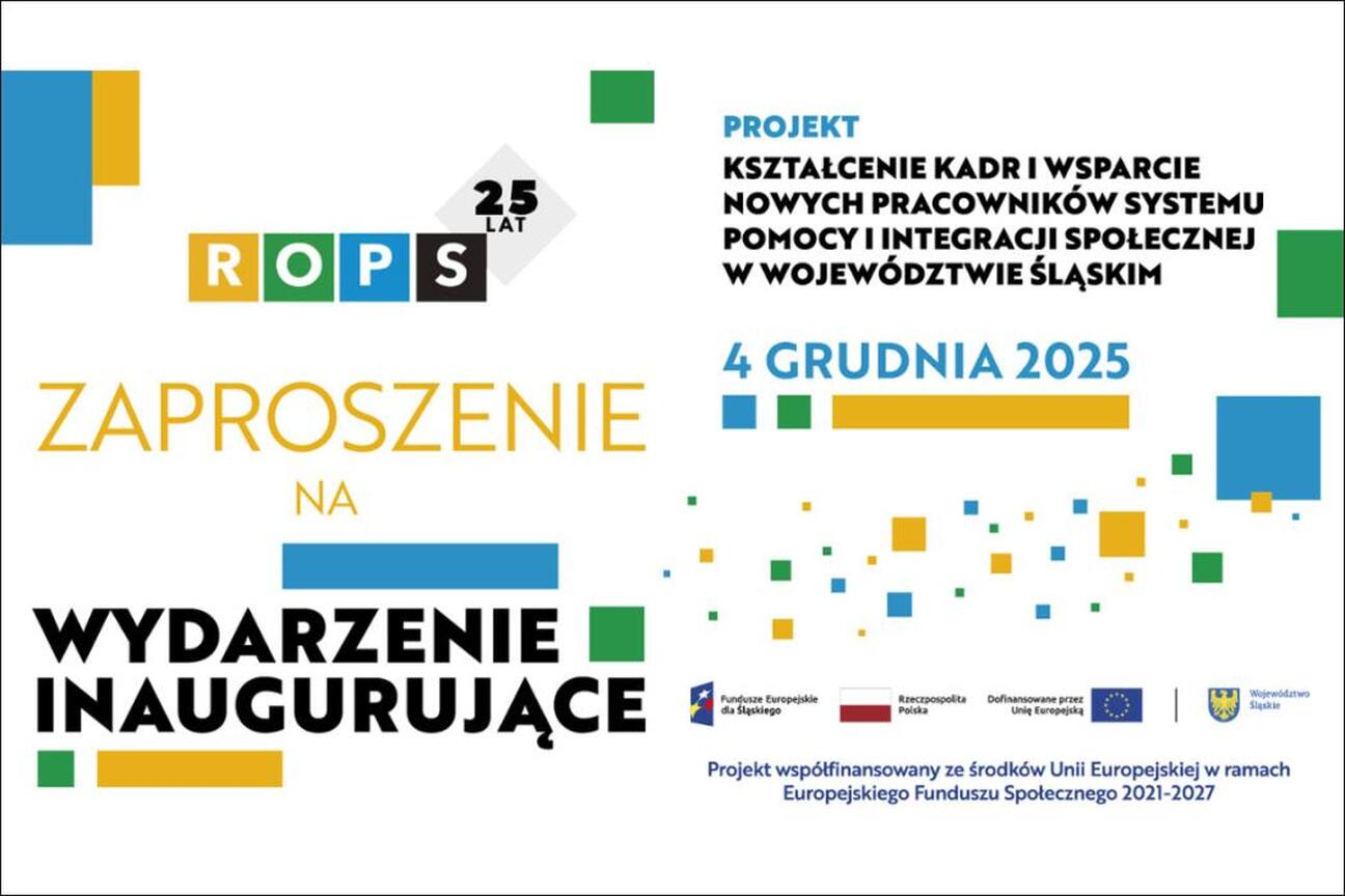Promocja inauguracji projektu dla kadr pomocy społecznej w Silesia. (wygenerowano przez AI)