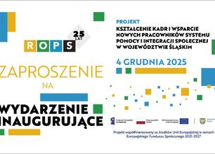 Promocja inauguracji projektu dla kadr pomocy społecznej w Silesia. (wygenerowano przez AI)