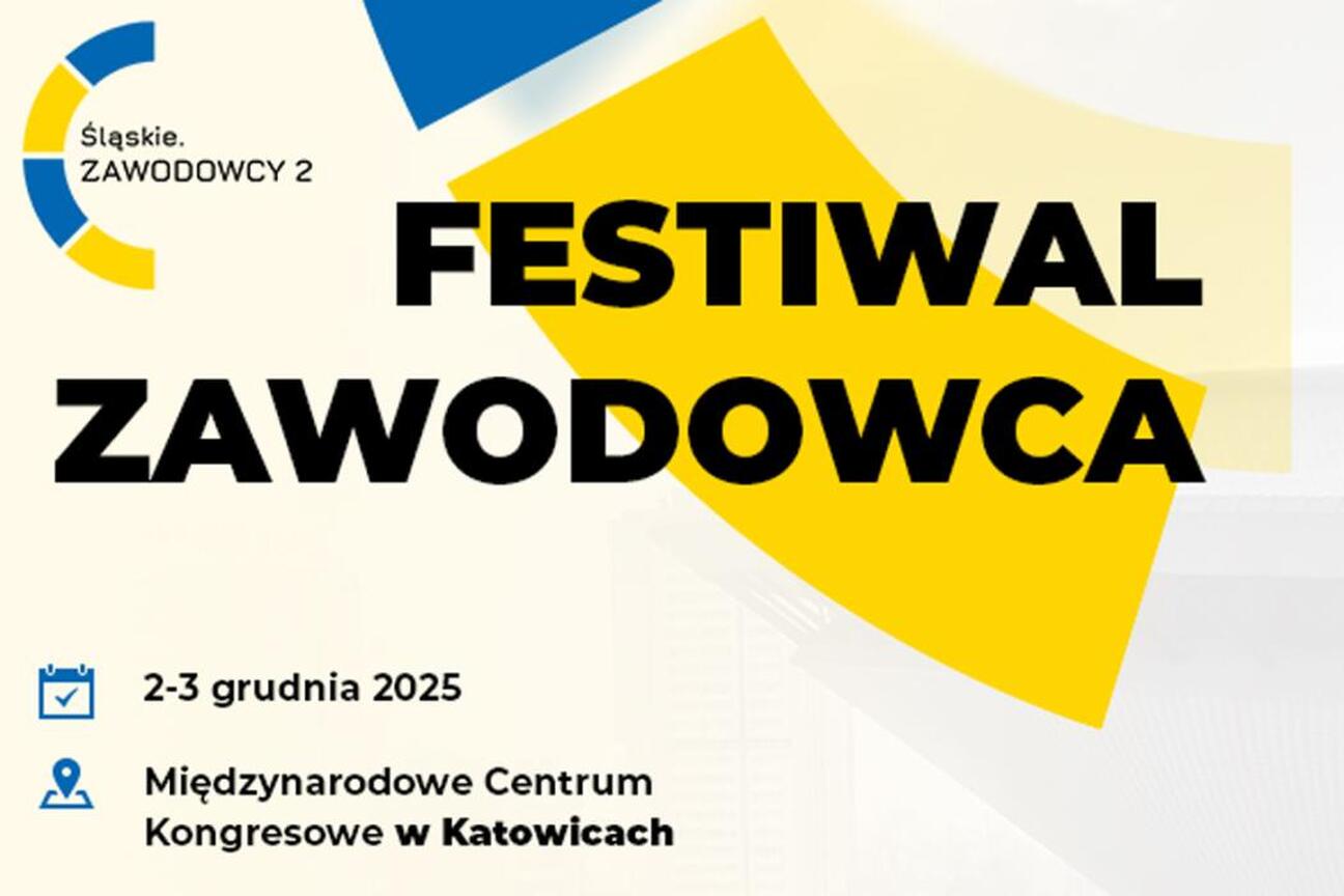 Promocja Festiwalu Zawodowca w Katowicach, 2-3 grudnia 2025, w Centrum Kongresowym. (wygenerowano przez AI)