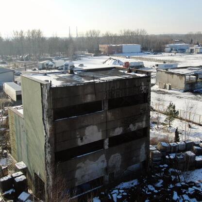 Abandoned industrial site in Szopienice, Katowice, Śląsk, Poland. (wygenerowano przez AI)