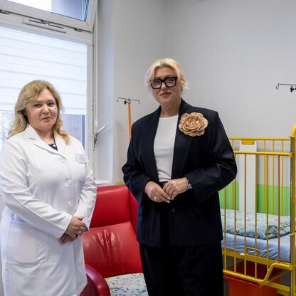 Nowoczesny pediatria w Szpitalu Specjalistycznym nr 2 w Bytomiu, modernizowany z funduszy Województwa Śląskiego. (wygenerowano przez AI)