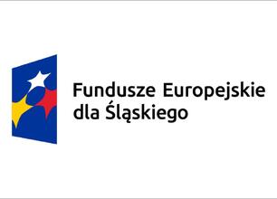 Logo programu Fundusze Europejskie dla Śląska 2021-2027, symbolizujące europejskie finansowanie dla regionu. (wygenerowano przez AI)