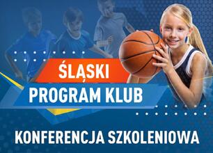 Promocja konferencji szkoleniowej "Śląski Program Klubowy" dla klubów sportowych. (wygenerowano przez AI)