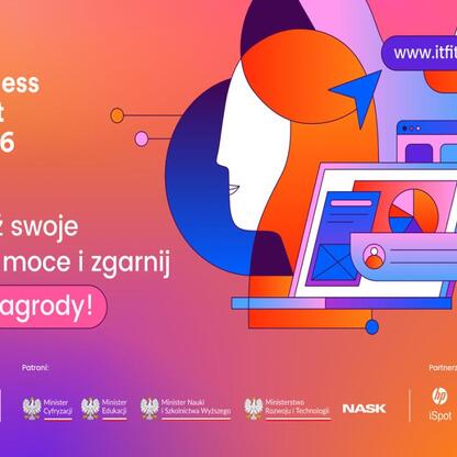 Promocja IT Fitness Test 2026, test cyfrowych umiejętności dla studentów, nauczycieli i dorosłych. (wygenerowano przez AI)