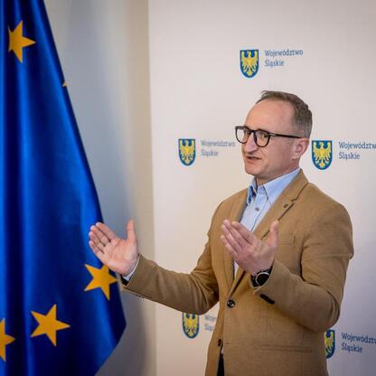 Grzegorz Boski, Wicemarszałek Województwa Śląskiego, podczas uroczystości związanych z programami 