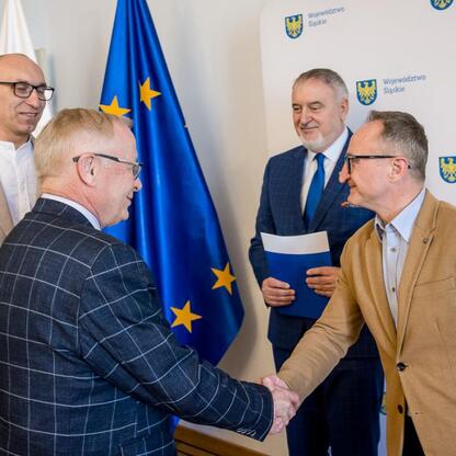Grzegorz Boski, wicemarszałek Województwa Śląskiego, podczas ceremonii w 