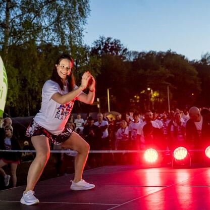 Bieg dla Flagi, Tauron Park Śląski, 2023 (wygenerowano przez AI)