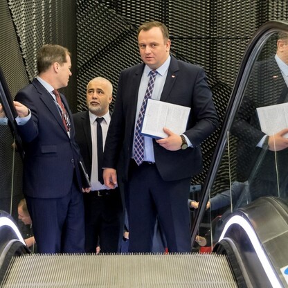 Rozmowy z Markiem Speichem. fot. Tomasz Żak / UMWS
