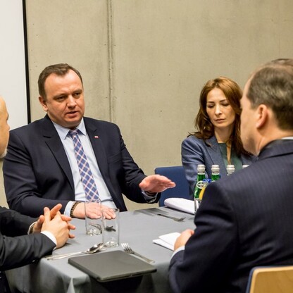 Rozmowy z Markiem Speichem. fot. Tomasz Żak / UMWS