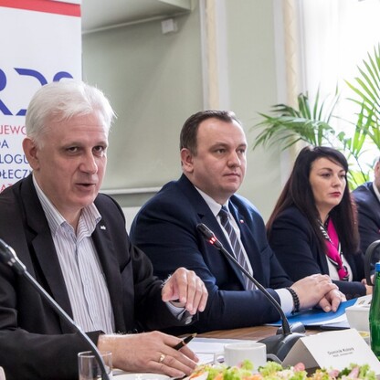Posiedzenie Wojewódzkiej Rady Dialogu Społecznego w Katowicach. fot. Tomasz Żak / UMWS