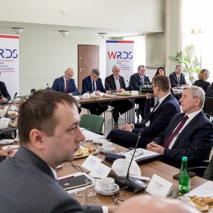 Posiedzenie Wojewódzkiej Rady Dialogu Społecznego w Katowicach. fot. Tomasz Żak / UMWS