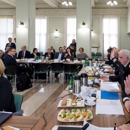 Posiedzenie Wojewódzkiej Rady Dialogu Społecznego w Katowicach. fot. Tomasz Żak / UMWS