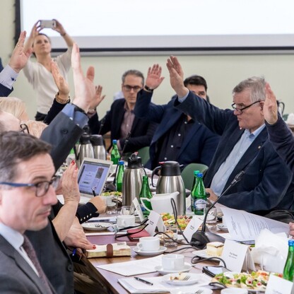 Posiedzenie Wojewódzkiej Rady Dialogu Społecznego w Katowicach. fot. Tomasz Żak / UMWS