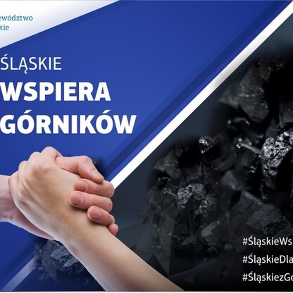 Śląskie wspiera górników / graf. UMWS