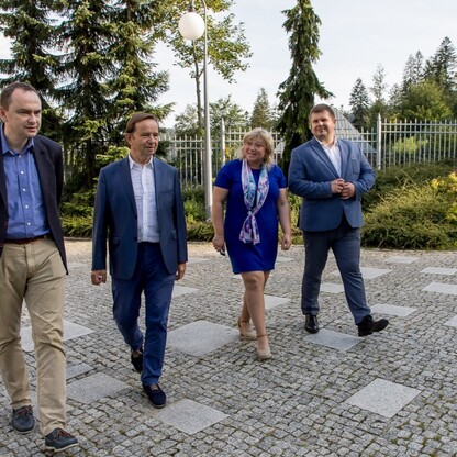 Spotkanie w Zamku Prezydenta RP w Wiśle. fot. Tomasz Żak / UMWS