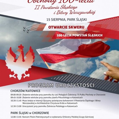 Plakat uroczystości 15 sierpnia