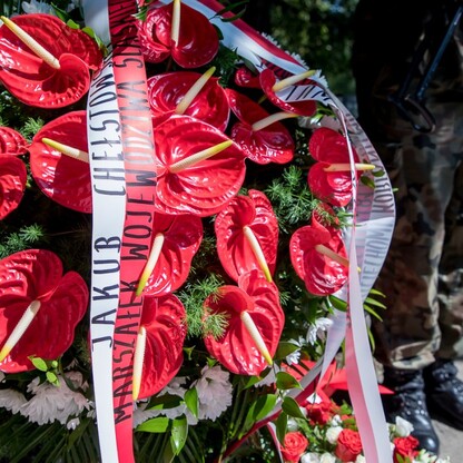 Uroczystości przy grobie Wojciecha Korfantego w Katowicach. fot. Tomasz Żak / UMWS