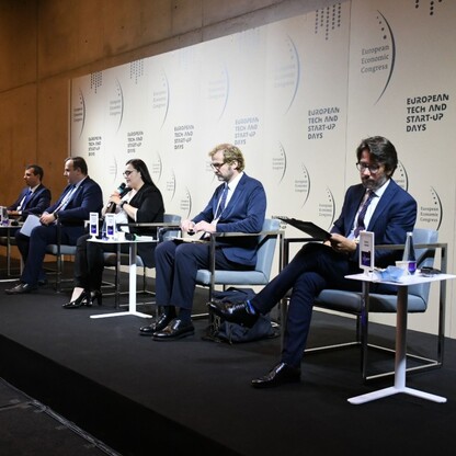 Panel Nowy budżet UE. fot. Patryk Pyrlik / UMWS
