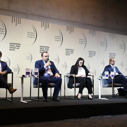Panel Nowy budżet UE. fot. Patryk Pyrlik / UMWS