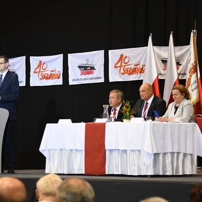40 lat NSZZ „Solidarność”. fot. Patryk Pyrlik / UMWS