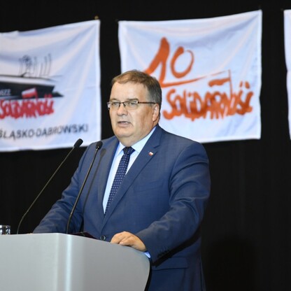 40 lat NSZZ „Solidarność”. fot. Patryk Pyrlik / UMWS