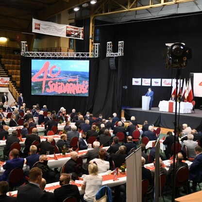 40 lat NSZZ „Solidarność”. fot. Patryk Pyrlik / UMWS