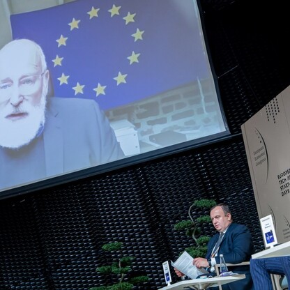 Panel: Zielony Ład i sprawiedliwa transformacja. fot. Tomasz Żak / UMWS