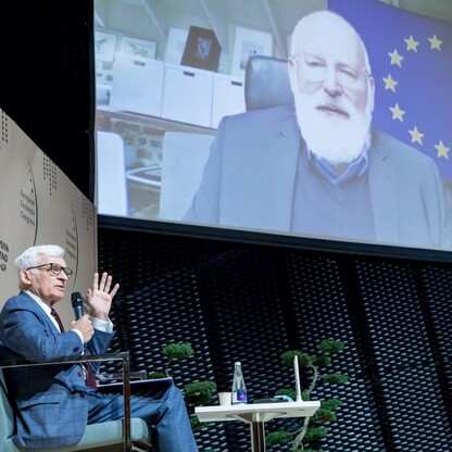 Panel: Zielony Ład i sprawiedliwa transformacja. fot. Tomasz Żak / UMWS