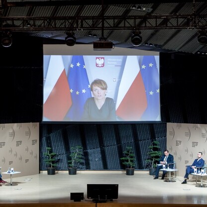 Panel: Zielony Ład i sprawiedliwa transformacja. fot. Tomasz Żak / UMWS