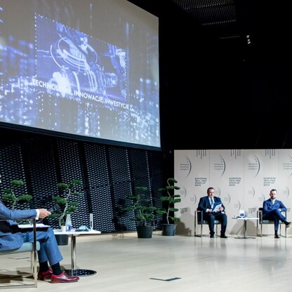 Panel: Zielony Ład i sprawiedliwa transformacja. fot. Tomasz Żak / UMWS