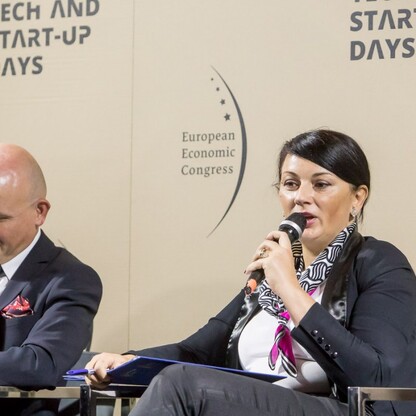 Panel Sprawiedliwa transformacja – inwestycje, rewitalizacja, finansowanie. fot. Tomasz Żak / UMWS
