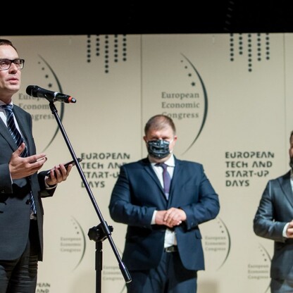 Gala wręczenia nagród dla najlepszych start-upów konkursu Start-up Challenge 2020. fot. Tomasz Żak / UMWS