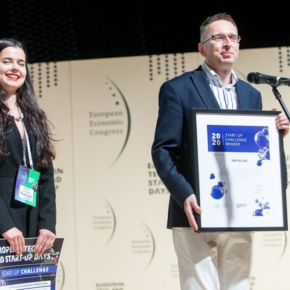 Gala wręczenia nagród dla najlepszych start-upów konkursu Start-up Challenge 2020. fot. Tomasz Żak / UMWS