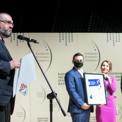 Gala wręczenia nagród dla najlepszych start-upów konkursu Start-up Challenge 2020. fot. Tomasz Żak / UMWS