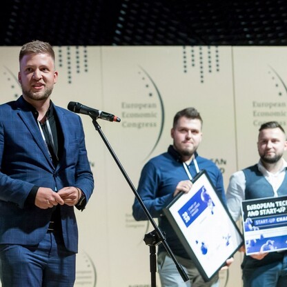 Gala wręczenia nagród dla najlepszych start-upów konkursu Start-up Challenge 2020. fot. Tomasz Żak / UMWS