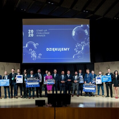 Gala wręczenia nagród dla najlepszych start-upów konkursu Start-up Challenge 2020. fot. Tomasz Żak / UMWS