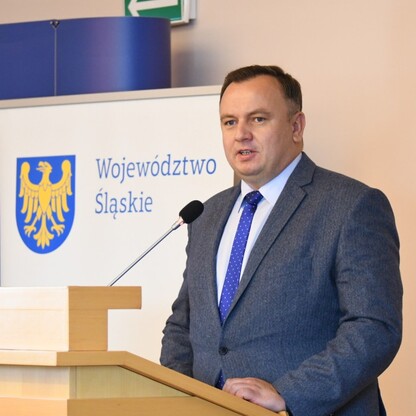 Wręczenie promes umów o dofinansowanie w siedzibie Regionalnej Izby Gospodarczej w Katowicach. fot. Patyk Pyrlik / UMWS