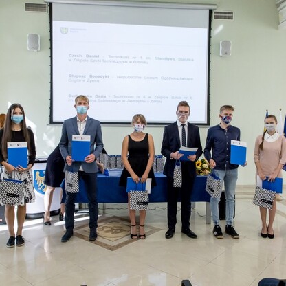 Wręczenie  stypendiów Województwa Śląskiego. fot. Tomasz Żak / UMWS