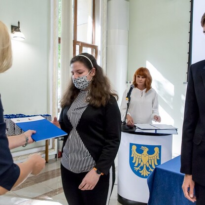 Wręczenie  stypendiów Województwa Śląskiego. fot. Tomasz Żak / UMWS