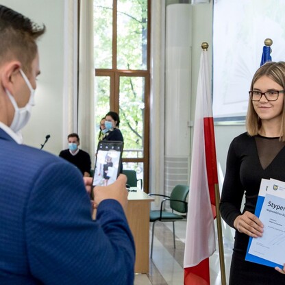 Wręczenie  stypendiów Województwa Śląskiego. fot. Tomasz Żak / UMWS