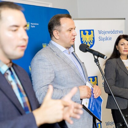 Konferencja prasowa dot. ewaluacji wdrażania tzw. uchwały antysmogowej. fot. Tomasz Żak / UMWS