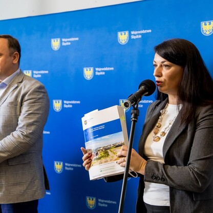 Konferencja prasowa dot. ewaluacji wdrażania tzw. uchwały antysmogowej. fot. Tomasz Żak / UMWS