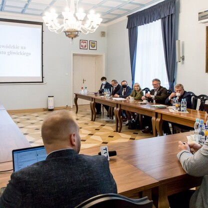 Spotkanie w sprawie Drogi Wojewódzkiej 921. fot. Tomasz Żak / UMWS