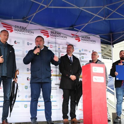 Biegacze Silesia Marathon. fot. Patryk Pyrlik / UMWS