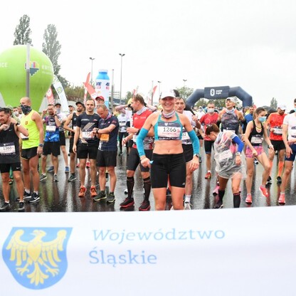 Biegacze Silesia Marathon. fot. Patryk Pyrlik / UMWS
