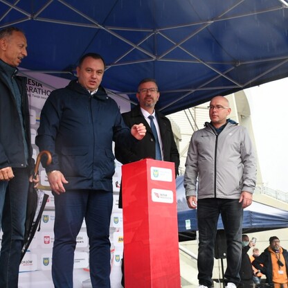Biegacze Silesia Marathon. fot. Patryk Pyrlik / UMWS