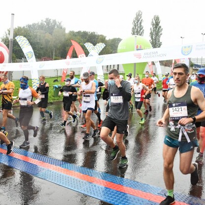 Biegacze Silesia Marathon. fot. Patryk Pyrlik / UMWS