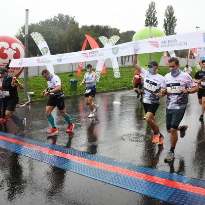 Biegacze Silesia Marathon. fot. Patryk Pyrlik / UMWS