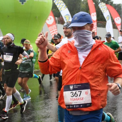 Biegacze Silesia Marathon. fot. Patryk Pyrlik / UMWS