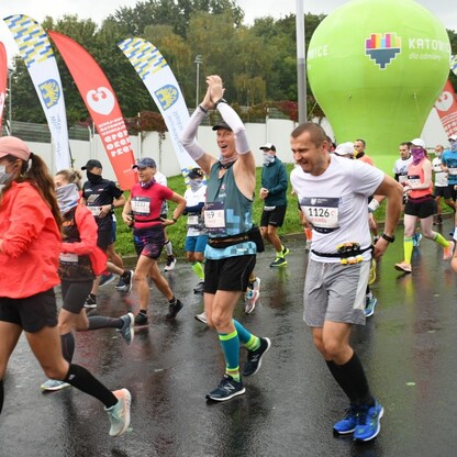 Biegacze Silesia Marathon. fot. Patryk Pyrlik / UMWS